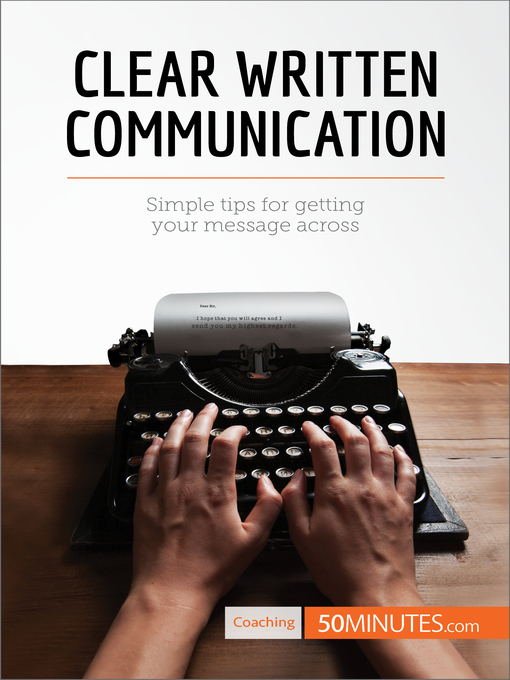 Title details for Clear Written Communication by 50minutes - Available
